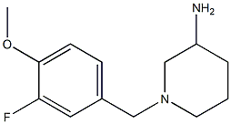 1-(3-fluoro-4-methoxybenzyl)piperidin-3-amine Structure