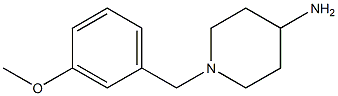 1-(3-methoxybenzyl)piperidin-4-amine Struktur