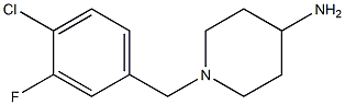 1-(4-chloro-3-fluorobenzyl)piperidin-4-amine Structure