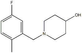 1-(5-fluoro-2-methylbenzyl)piperidin-4-ol Structure