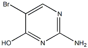 2-amino-5-bromopyrimidin-4-ol,,结构式