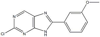  2-chloro-8-(3-methoxyphenyl)-9H-purine