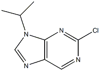 2-chloro-9-(1-methylethyl)-9H-purine 结构式