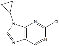 2-chloro-9-cyclopropyl-9H-purine Structure