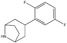3-(2,5-difluorophenyl)-8-azabicyclo[3.2.1]octane Structure