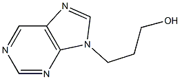 3-(9H-purin-9-yl)propan-1-ol Structure