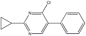 4-chloro-2-cyclopropyl-5-phenylpyrimidine