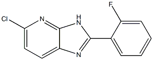 5-chloro-2-(2-fluorophenyl)-3H-imidazo[4,5-b]pyridine Structure
