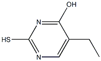 5-ethyl-2-sulfanylpyrimidin-4-ol Struktur