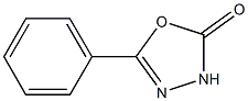 5-phenyl-1,3,4-oxadiazol-2(3H)-one 结构式
