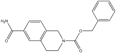  benzyl 6-carbamoyl-3,4-dihydroisoquinoline-2(1H)-carboxylate