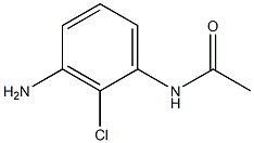 N-(3-amino-2-chlorophenyl)acetamide,,结构式