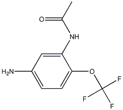 N-[5-amino-2-(trifluoromethoxy)phenyl]acetamide Structure