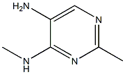 N4,2-dimethylpyrimidine-4,5-diamine Struktur