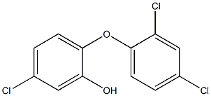 2,4,4'-Trchloro-2'-hydroxydiphenylether,,结构式