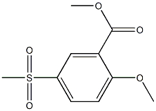 2-Methoxy-5-methylsulfonylbezoic
acid methyl ester Structure