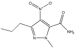 4-Nitro-1-methyl-3-n-propyl
pyrazole-5-carboxamide Structure