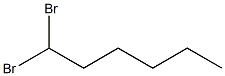 1,1-dibromohexane,,结构式