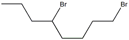 1,5-dibromooctane 化学構造式