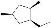 1,cis-3-dimethyl-cis-4-ethylcyclopentane