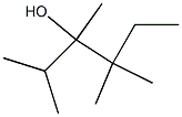 2,3,4,4-tetramethyl-3-hexanol Struktur