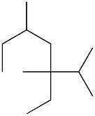 2,3,5-trimethyl-3-ethylheptane 结构式