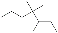 3,4,4-trimethylheptane Structure