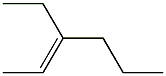 3-ethyl-trans-2-hexene Struktur