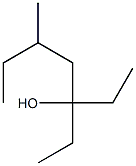 5-methyl-3-ethyl-3-heptanol Structure