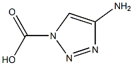 5-AMINOTRIAZOLE-3-CARBOXYLIC ACID,,结构式