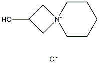 2-HYDROXY-4-AZONIASPIRO(3,5)NONANE CHLORIDE Struktur