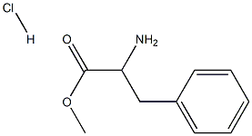 METHYL L-2-AMINO-3-PHENYLPROPANOATE HYDROCHLORIDE,,结构式