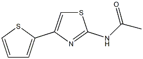 N1-[4-(2-THIENYL)-1,3-THIAZOL-2-YL]ACETAMIDE Structure