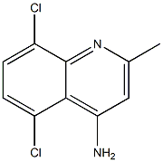 4-AMINO-5,8-DICHLOROQUINALDINE Structure