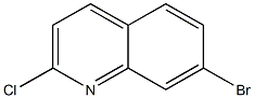 2-CHLORO-7-BROMOQUINOLINE 结构式