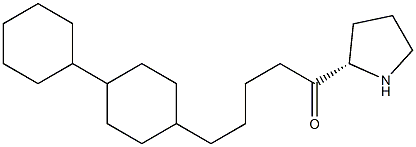 4-BUTYL-4''-PROPYL-1,1''-BI(CYCLOHEXYL) Structure