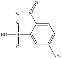 5-AMINO-2-NITROBENZENE SULPHONIC ACID Structure