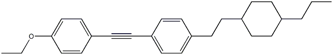 1-[4-ETHOXY(PHENYLETHYNYL)]-4-[2-(4-PROPYLCYCLOHEXYL)ETHYL]BENZENE,,结构式