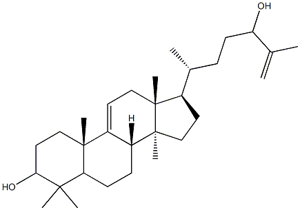 9(11),25-lanostadiene-3,24-diol Structure
