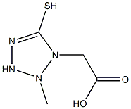 5-巰-1-四氮唑乙酸甲酯, , 结构式