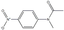 N-甲對硝-N-乙醯苯胺, , 结构式