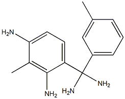 tetraamino-3,3'-dimethyl-diphenylmethane Structure