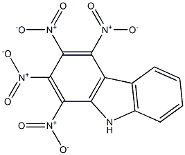 tetranitrocarbazole 化学構造式