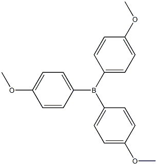 tri-p-anisylborine Structure