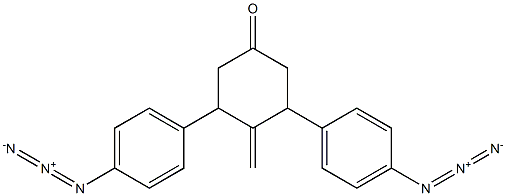 CYCLOHEXANONE, 2,6-BIS [4-AZIDOPHENYL] METHYLENE-4