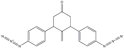  CYCLOHEXANONE, 2,6-BIS [4-AZIDOPHENYL] METHYLENE-4