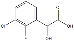 3-CHLORO-2-FLUOROMANDELIC ACID,,结构式