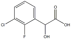 3-CHLORO-2-FLUOROMANDELIC ACID Structure