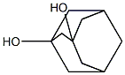 3-HYDROXYADAMANTAN-1-OL 化学構造式