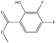 3,4-DIFLUORO-2-HYDROXYBENZOIC ACID METHYL ESTER Struktur